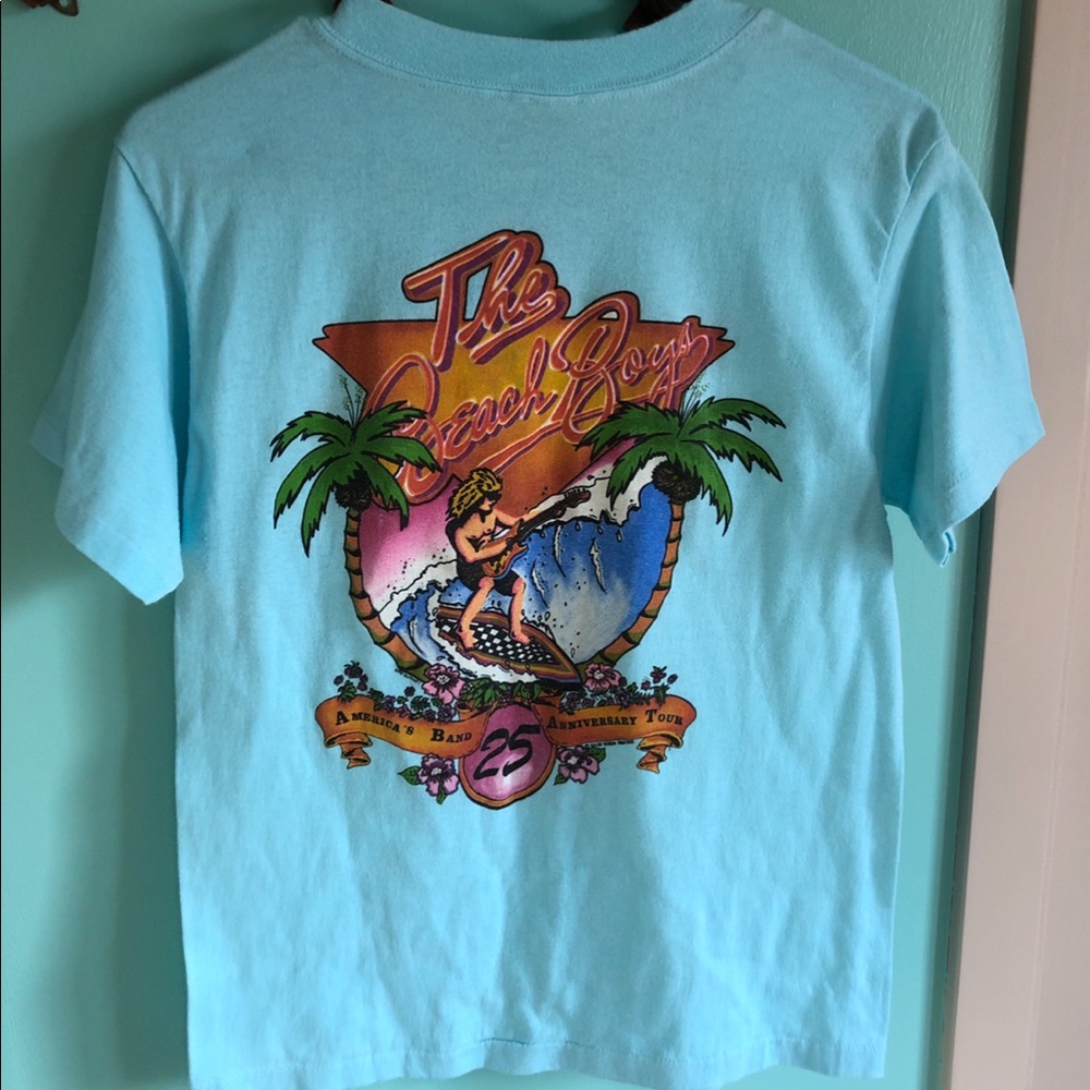 VTG 80s The Beach Boys Tour T Shirt
